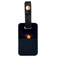 Sunset Ocean Azores Portugal Sol Luggage Tags (one Side)  by Nexatart