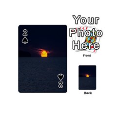 Sunset Ocean Azores Portugal Sol Playing Cards 54 (mini)  by Nexatart