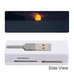 Sunset Ocean Azores Portugal Sol Memory Card Reader (stick)  by Nexatart