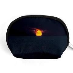 Sunset Ocean Azores Portugal Sol Accessory Pouches (medium)  by Nexatart