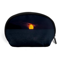 Sunset Ocean Azores Portugal Sol Accessory Pouches (large)  by Nexatart