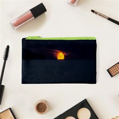 Sunset Ocean Azores Portugal Sol Cosmetic Bag (xs) by Nexatart