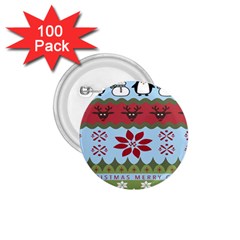 Ugly Christmas Xmas 1 75  Buttons (100 Pack)  by Nexatart