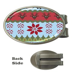 Ugly Christmas Xmas Money Clips (oval) 