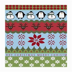 Ugly Christmas Xmas Medium Glasses Cloth (2-side) by Nexatart