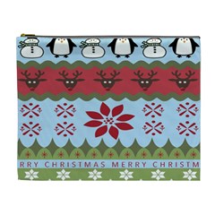 Ugly Christmas Xmas Cosmetic Bag (xl) by Nexatart