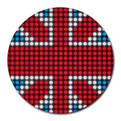 The Flag Of The Kingdom Of Great Britain Round Mousepads by Nexatart