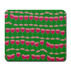 Wine Red Champagne Glass Red Wine Large Mousepads by Nexatart