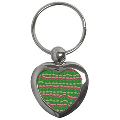 Wine Red Champagne Glass Red Wine Key Chains (heart)  by Nexatart