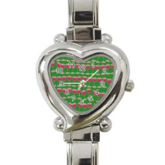 Wine Red Champagne Glass Red Wine Heart Italian Charm Watch