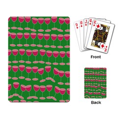 Wine Red Champagne Glass Red Wine Playing Card