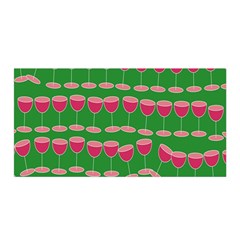 Wine Red Champagne Glass Red Wine Satin Wrap