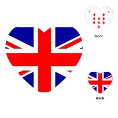 Union Jack Flag Playing Cards (heart)  by Nexatart