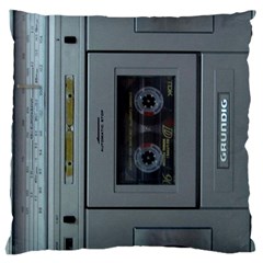 Vintage Tape Recorder Large Cushion Case (two Sides) by Nexatart