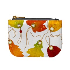 Vector Beautiful Maple Leaf Mini Coin Purses by Nexatart