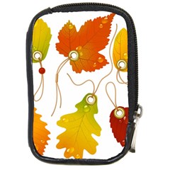 Vector Beautiful Maple Leaf Compact Camera Cases by Nexatart