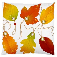 Vector Beautiful Maple Leaf Standard Flano Cushion Case (one Side) by Nexatart