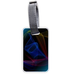 Lines Rays Background Light Pattern Luggage Tags (one Side)  by Nexatart