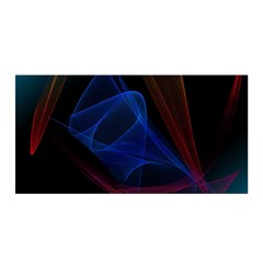 Lines Rays Background Light Pattern Satin Wrap by Nexatart