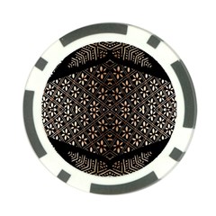 Art Background Fabric Poker Chip Card Guard (10 Pack) by Nexatart