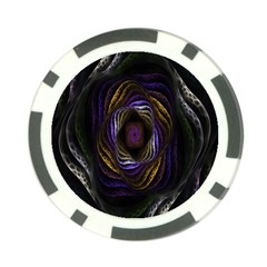 Abstract Fractal Art Poker Chip Card Guard (10 Pack) by Nexatart