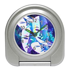 Abstract Mask Artwork Digital Art Travel Alarm Clocks by Nexatart