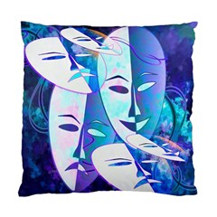 Abstract Mask Artwork Digital Art Standard Cushion Case (one Side) by Nexatart