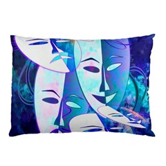 Abstract Mask Artwork Digital Art Pillow Case by Nexatart