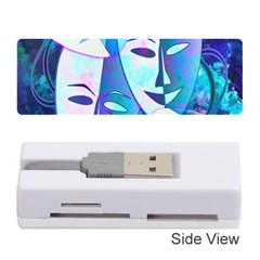 Abstract Mask Artwork Digital Art Memory Card Reader (stick)  by Nexatart