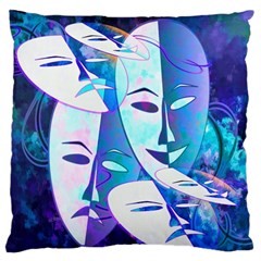 Abstract Mask Artwork Digital Art Standard Flano Cushion Case (two Sides) by Nexatart