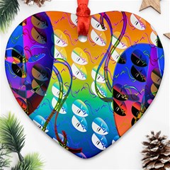 Abstract Mask Artwork Digital Art Ornament (Heart)