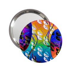 Abstract Mask Artwork Digital Art 2.25  Handbag Mirrors