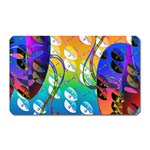 Abstract Mask Artwork Digital Art Magnet (Rectangular) Front