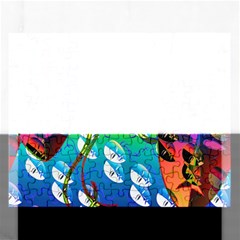 Abstract Mask Artwork Digital Art Rectangular Jigsaw Puzzl