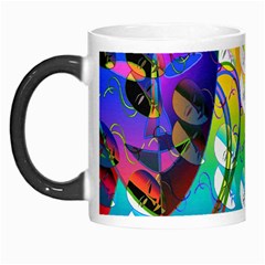 Abstract Mask Artwork Digital Art Morph Mugs