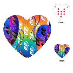 Abstract Mask Artwork Digital Art Playing Cards (Heart) 