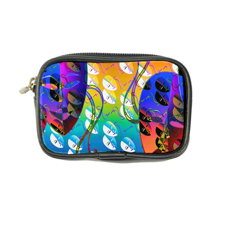 Abstract Mask Artwork Digital Art Coin Purse