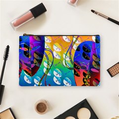 Abstract Mask Artwork Digital Art Cosmetic Bag (Medium) 