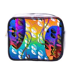 Abstract Mask Artwork Digital Art Mini Toiletries Bags