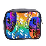 Abstract Mask Artwork Digital Art Mini Toiletries Bag 2-Side Back