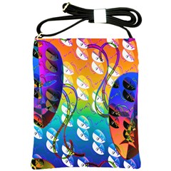 Abstract Mask Artwork Digital Art Shoulder Sling Bags