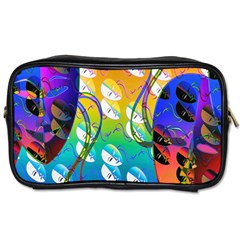 Abstract Mask Artwork Digital Art Toiletries Bags