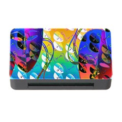 Abstract Mask Artwork Digital Art Memory Card Reader with CF