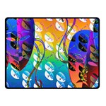 Abstract Mask Artwork Digital Art Double Sided Fleece Blanket (Small)  45 x34  Blanket Front