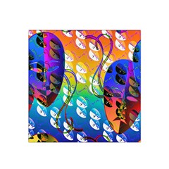 Abstract Mask Artwork Digital Art Satin Bandana Scarf