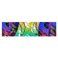 Abstract Mask Artwork Digital Art Satin Scarf (Oblong)