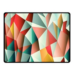 Abstracts Colour Double Sided Fleece Blanket (small) 