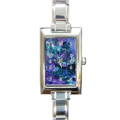 Abstract Ship Water Scape Ocean Rectangle Italian Charm Watch by Nexatart