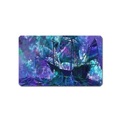 Abstract Ship Water Scape Ocean Magnet (name Card) by Nexatart