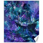 Abstract Ship Water Scape Ocean Canvas 8  x 10  8.15 x9.66  Canvas - 1